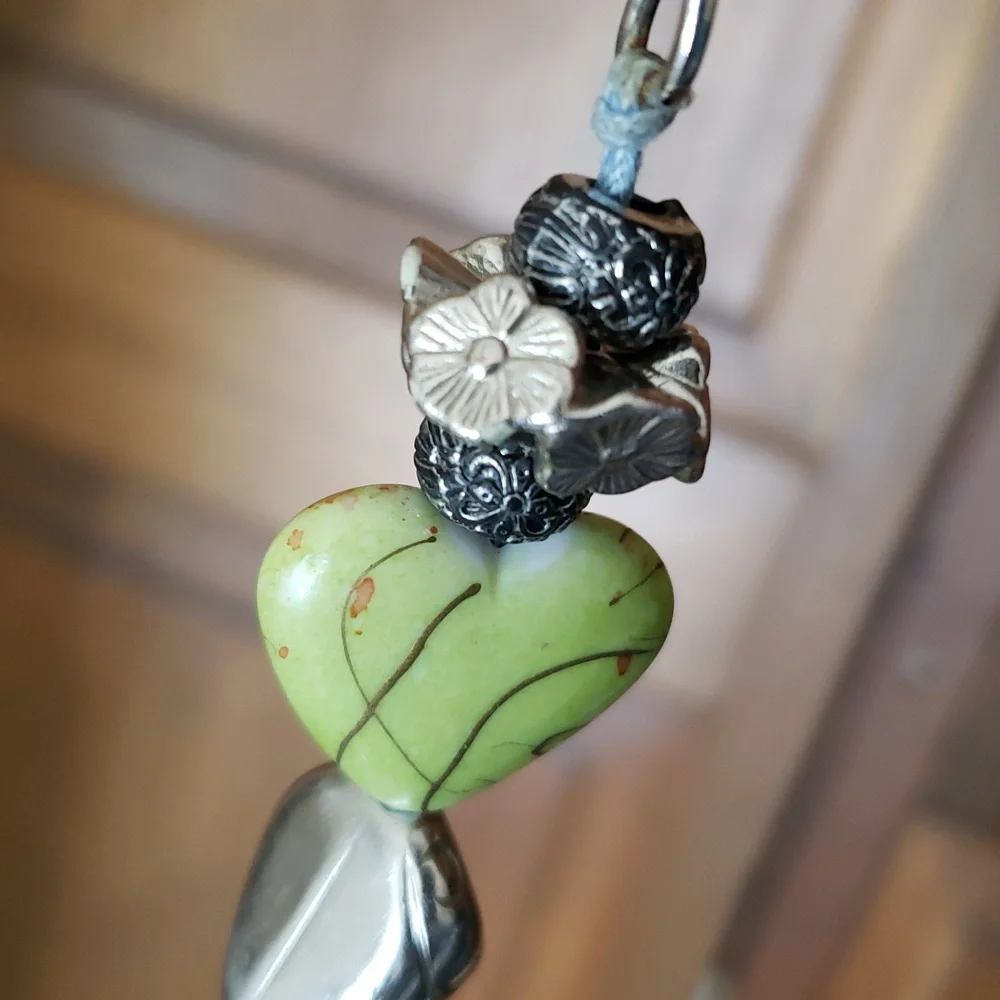 Evil Eye Beaded Glass Good Luck Charm Keychain